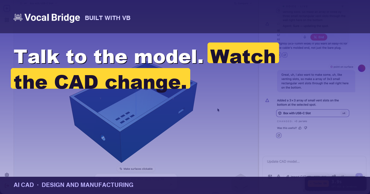 AI CAD: edit 3D models by voice thumbnail
