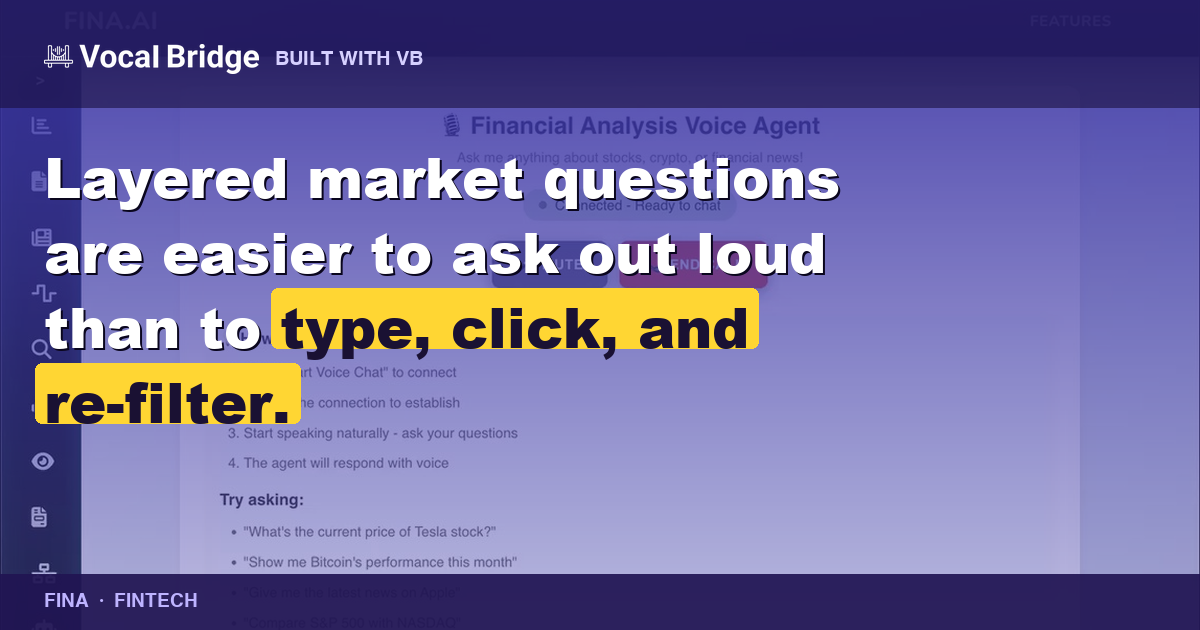 Fina: a voice financial research assistant thumbnail
